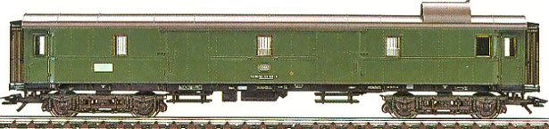 Bye mit jeweils 2 T�ren, ehemals dt. Eilzug Gep�ckwagen